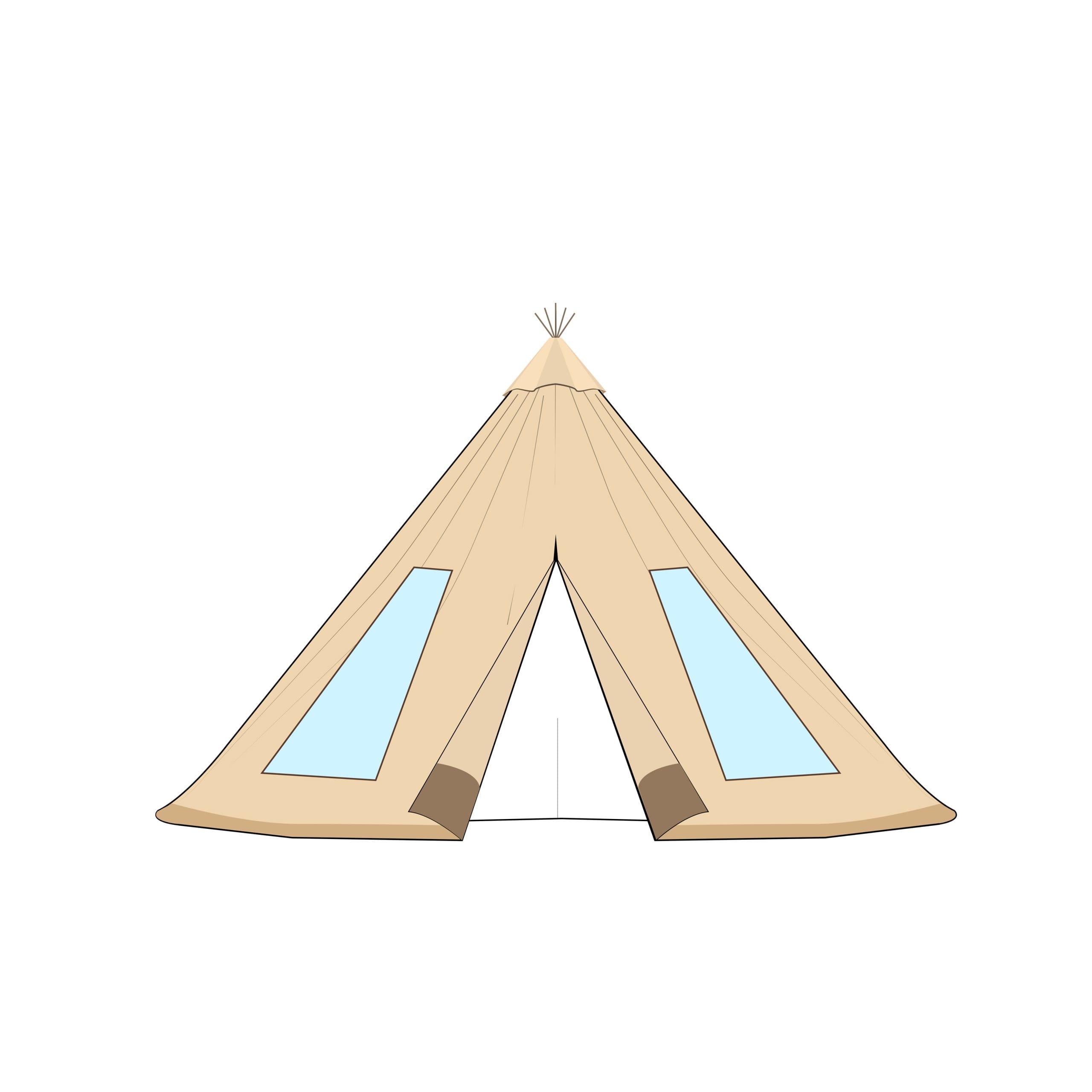 Midi Tipi Illustration The Tipi Company scaled